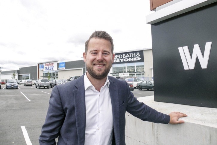 Rob Eyers (Note the W is the logo for Wesgroup). Dan FERGUSON/ Times