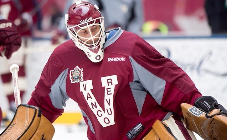 Roberto Luongo - Vancouver canucks goalie mask