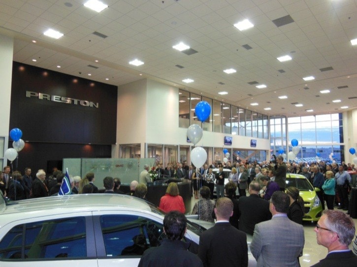 Steve HAYEK 2013-03-23
Prestons GM grand re-opening.