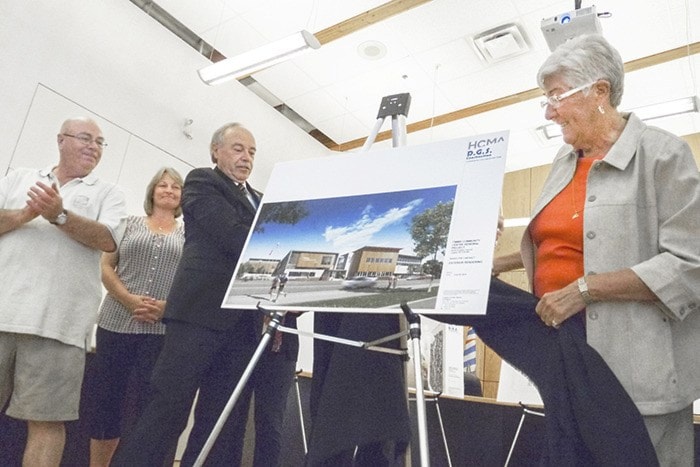 Dan FERGUSON / 91ԭ Times June 26 2014
Timms centre unveiling.