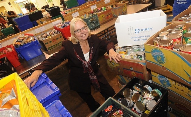 Surrey Food Bank Executive Director Marilyn Herrmann.
EVAN SEAL