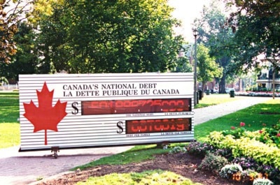 submitted Undated photo
Debt clock created by Canadian Taxpayers Federation.