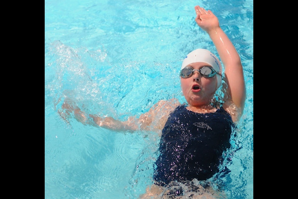 In addition to public swimming, groups such as the  Flippers use the Al Anderson Memorial Pool. ( files)