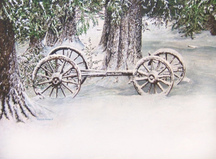 76937langleywagonwheelpainting