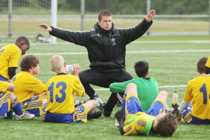 Garrett JAMES 2011-06-18
Langley U13 Exhibition Match. Head Coach Scott Howey