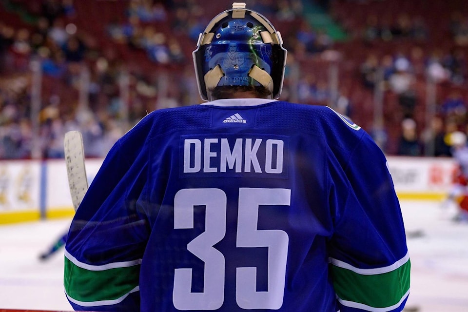 Thatcher Demko Jerseys, Thatcher Demko Shirt, NHL Thatcher Demko Gear &  Merchandise