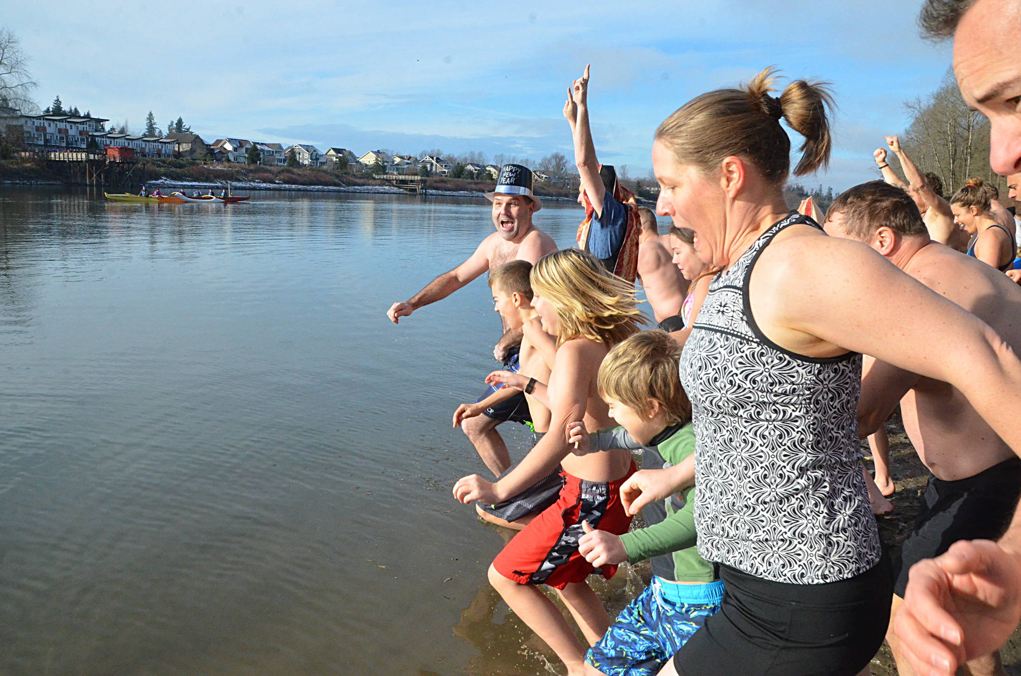 Start fresh this new year's with Fort Langley's Polar Bear Swim - Langley  Advance Times