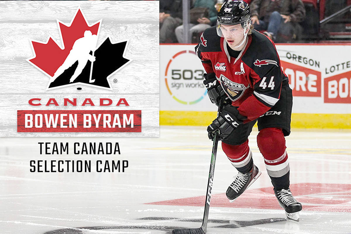 Bowen Byram Named WHL On the Run Player of the Week