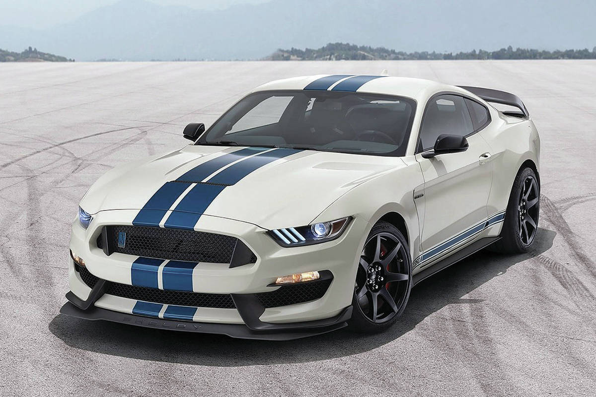 The GT350 is being overshadowed by the much more powerful GT500, partly because the GT500 costs a reasonable $18,000 more. PHOTO: FORD