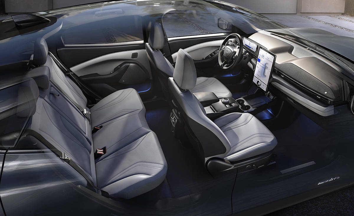 Designed with SUV-size proportions to seat five adults comfortably, the Mustang Mach-E leaves plenty of space for your friends, kids and cargo.