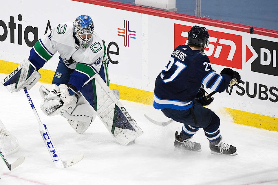 Demko makes 27 saves as Vancouver Canucks ground Jets 4-0 - Langley Advance  Times
