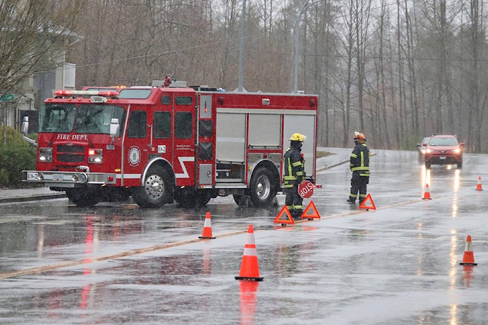 Thousands in Walnut Grove were without power late Sunday morning, March 28 (Shane MacKichan/Special to Langley Advance Times)