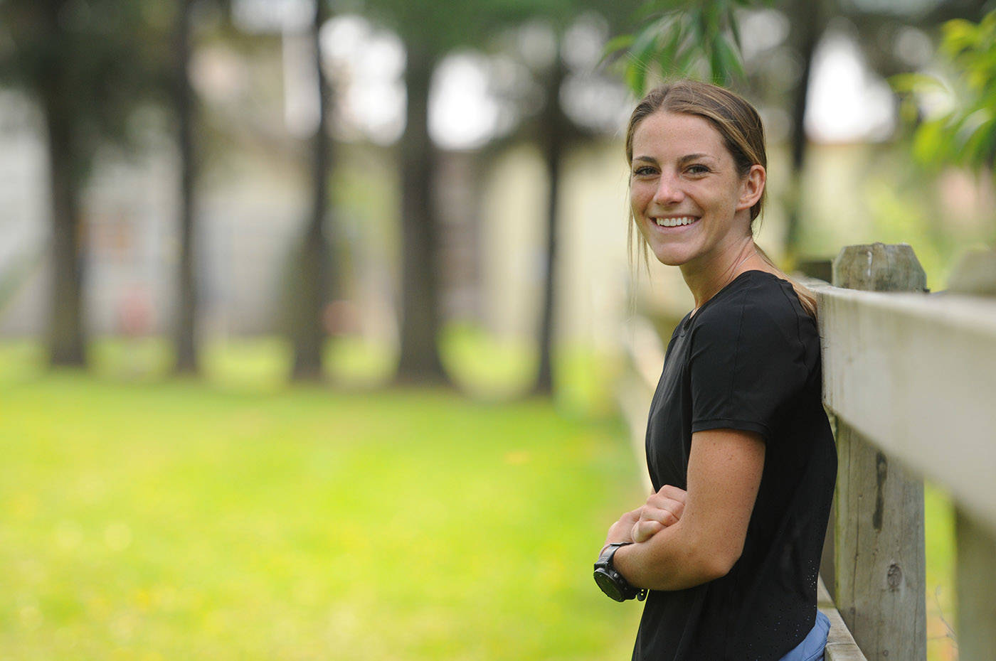 Kalyn Head, seen here on June 4, 2021, will be running 100 kilometres for her 聯birthday marathon聰 fundraiser on July 23. (Jenna Hauck/ Chilliwack Progress)