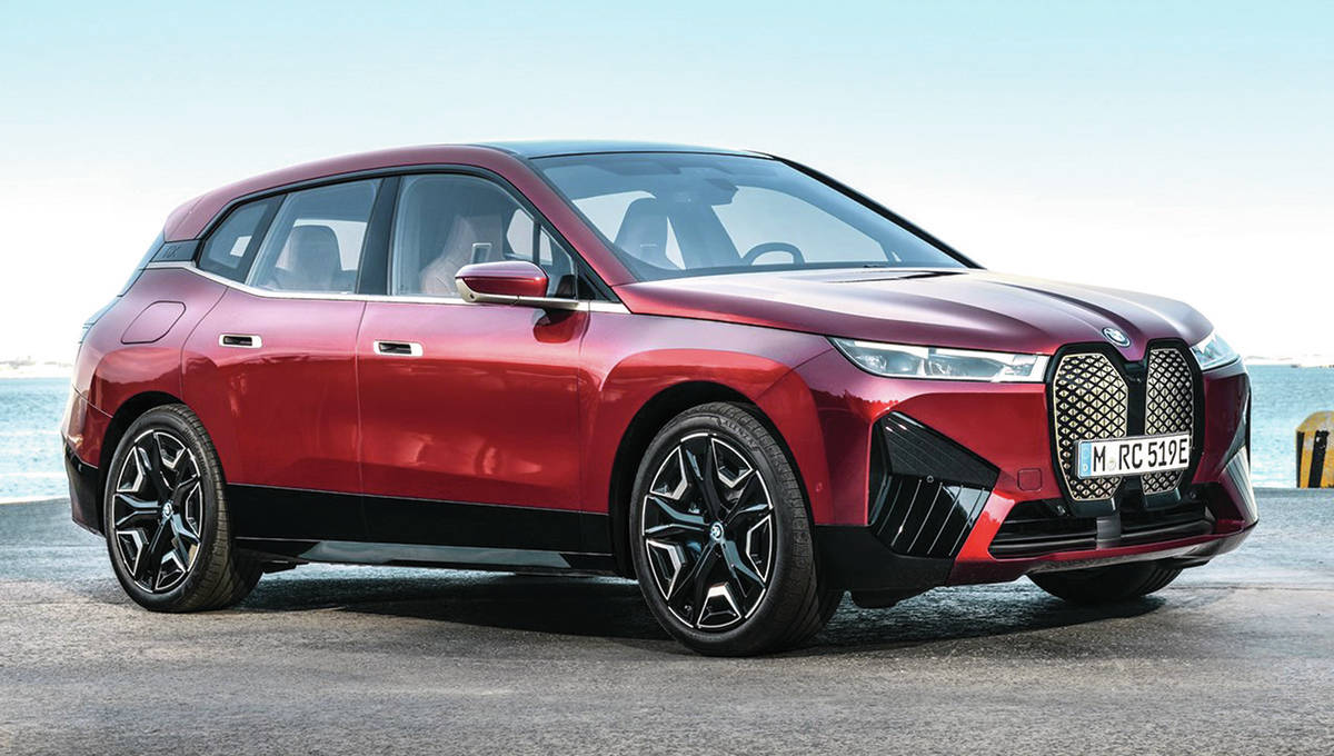 The second of two upcoming BMW electric cars is the 2022 iX. PHOTO: BMW