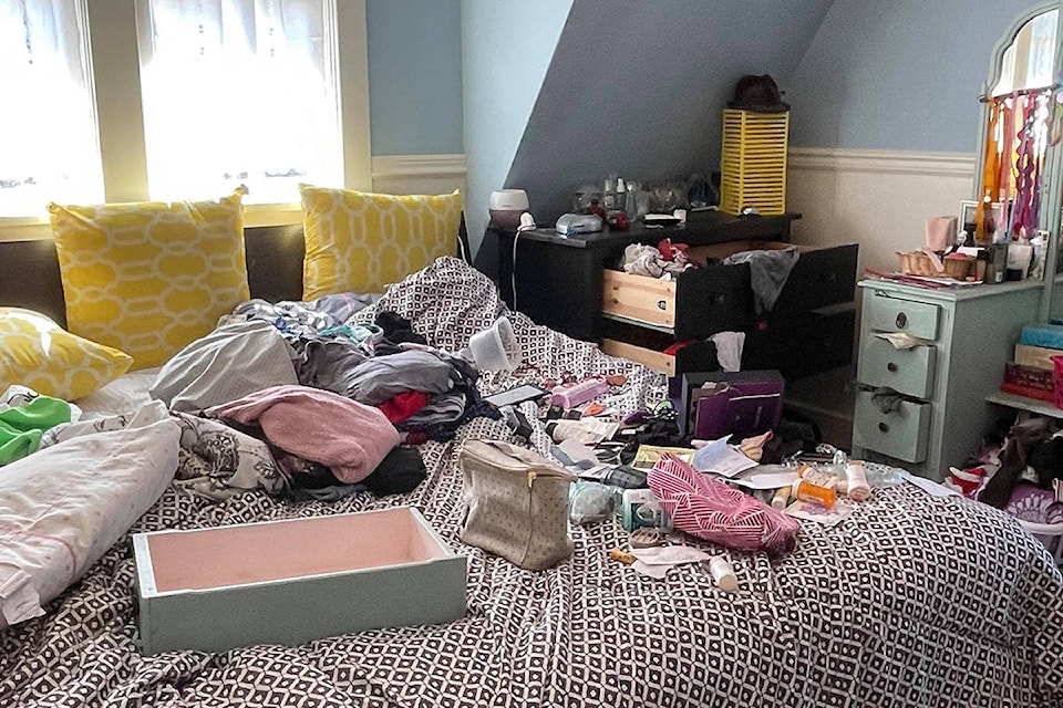 The rooms were ransacked and a lot of sentimental and valuable items were stolen. (Jennifer Aubrion/Special to The News)