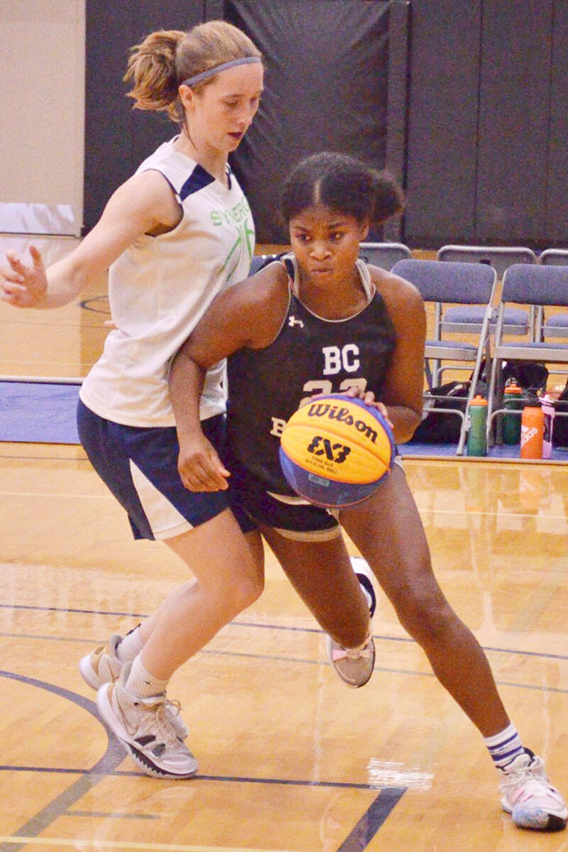 Nine divisions and 80 teams battled on the hardwood over two days as Langley Events Centre played host to the 2021 Summer Slam 3x3 basketball tournament. (Gary Ahuja/Langley Events Centre)