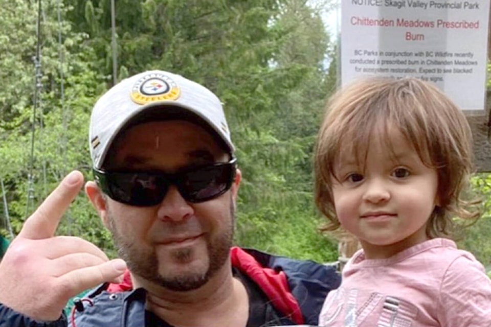 Aldergrove’s Dan Edge (left) passed away leaving behind his two daughters and new granddaughter. His family has organized a GoFundMe campaign. (John Cousin/Special to Langley Advance Times)