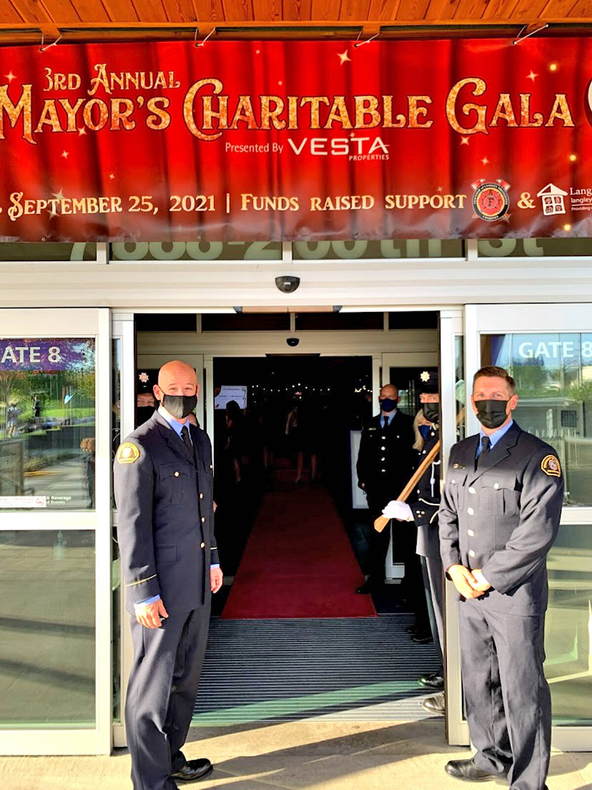 COVID precautions were in place at the third annual Mayor聮s Charitable Gala fundraiser at the 91原创 Events Centre Fieldhouse on Saturday, Sept. 25, with all participants vaccinated with at least one shot, the firefighters charity said. (Brad Peters/Special to 91原创 Advance Times)