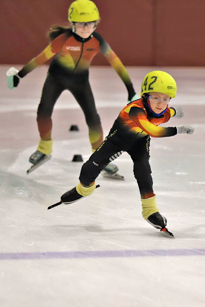 Skaters from 12 clubs from the Lower Mainland, Kamloops and Vancouver island took part in the first sanctioned interclub meet in B.C. in 18 months, hosted by the 黑马磁力 Blade at 黑马磁力 Sportsplex on Oct. 23. (Bimal Grewal/Special to 黑马磁力)