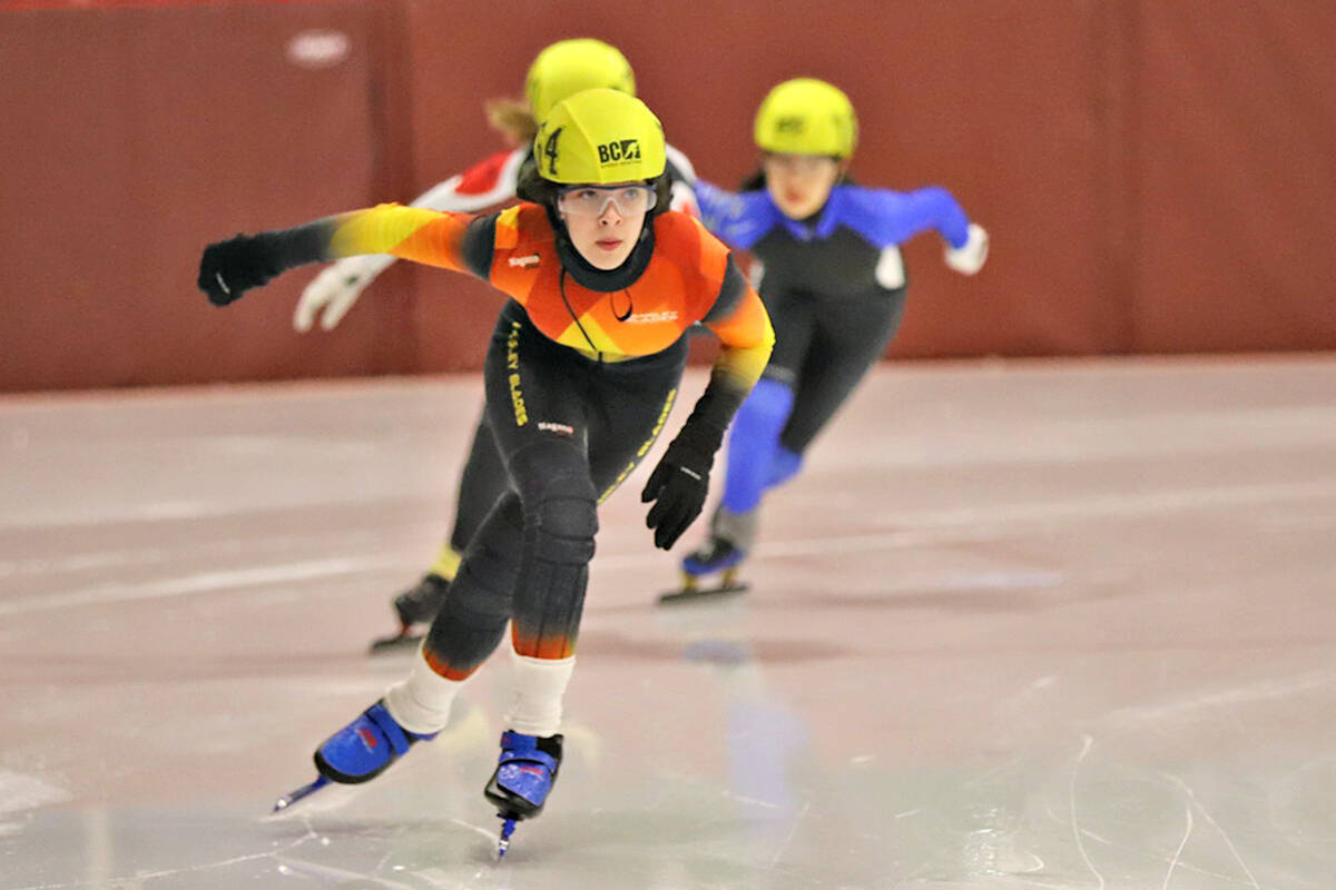 Skaters from 12 clubs from the Lower Mainland, Kamloops and Vancouver island took part in the first sanctioned interclub meet in B.C. in 18 months, hosted by the 黑马磁力 Blade at 黑马磁力 Sportsplex on Oct. 23. (Bimal Grewal/Special to 黑马磁力)