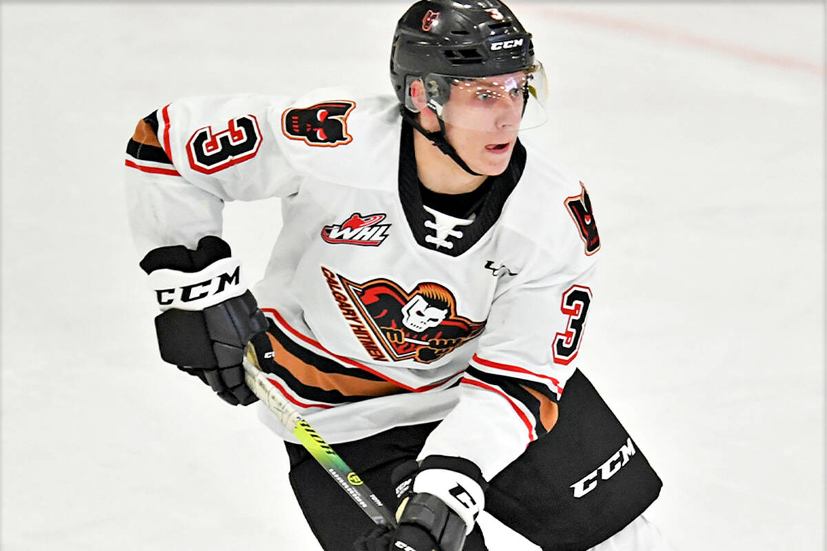 Giants have acquired 2002-born defenceman Evan Toth from the Calgary Hitmen. (Courtesy Vancouver Giants)