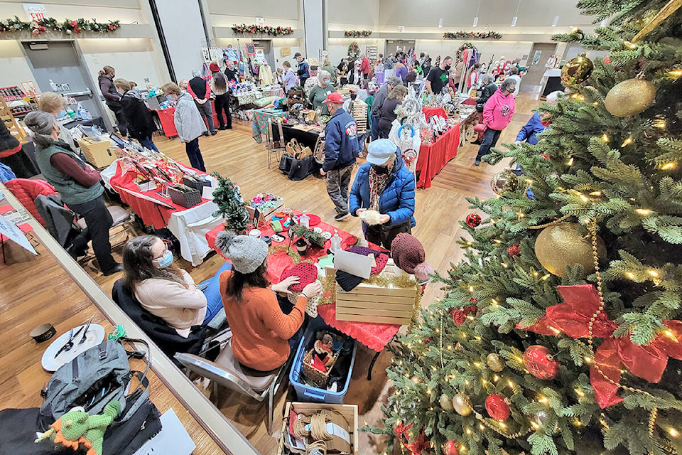 Close to 500 people attended the Langley Senior Resources Society (LSRS) annual Holiday Craft Fair on Saturday, Nov. 20. (Dan Ferguson/Langley Advance Times)