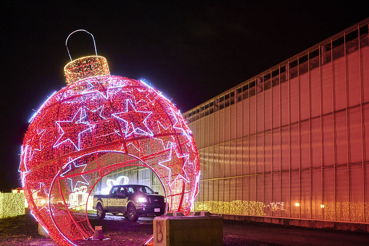 Running from Nov. 18 to Jan. 1 at 6690 216th St., GLOW 91原创 offers a 20-minute drive-through, contactless journey featuring nearly a million lights. (GLOW 91原创/Special to 91原创 Advance Times)