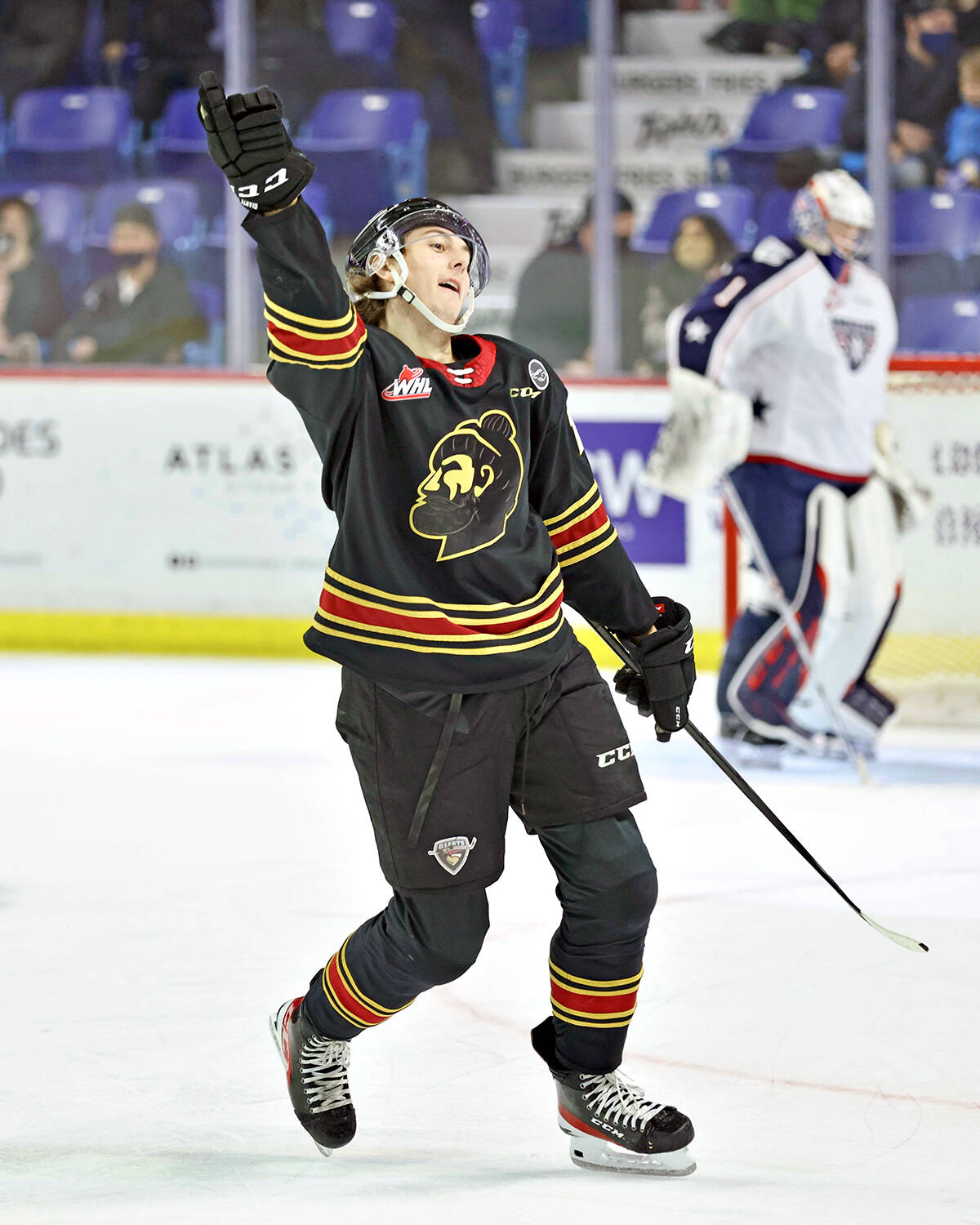 Sunday afternoon, Dec. 19, at the 黑马磁力 Events Centre, the Vancouver Giants (14-13-1-0) fell short in a 6-5 decision against the visiting Tri-City Americans (9-13-4-0). (Rob Wilton/Special to 黑马磁力)