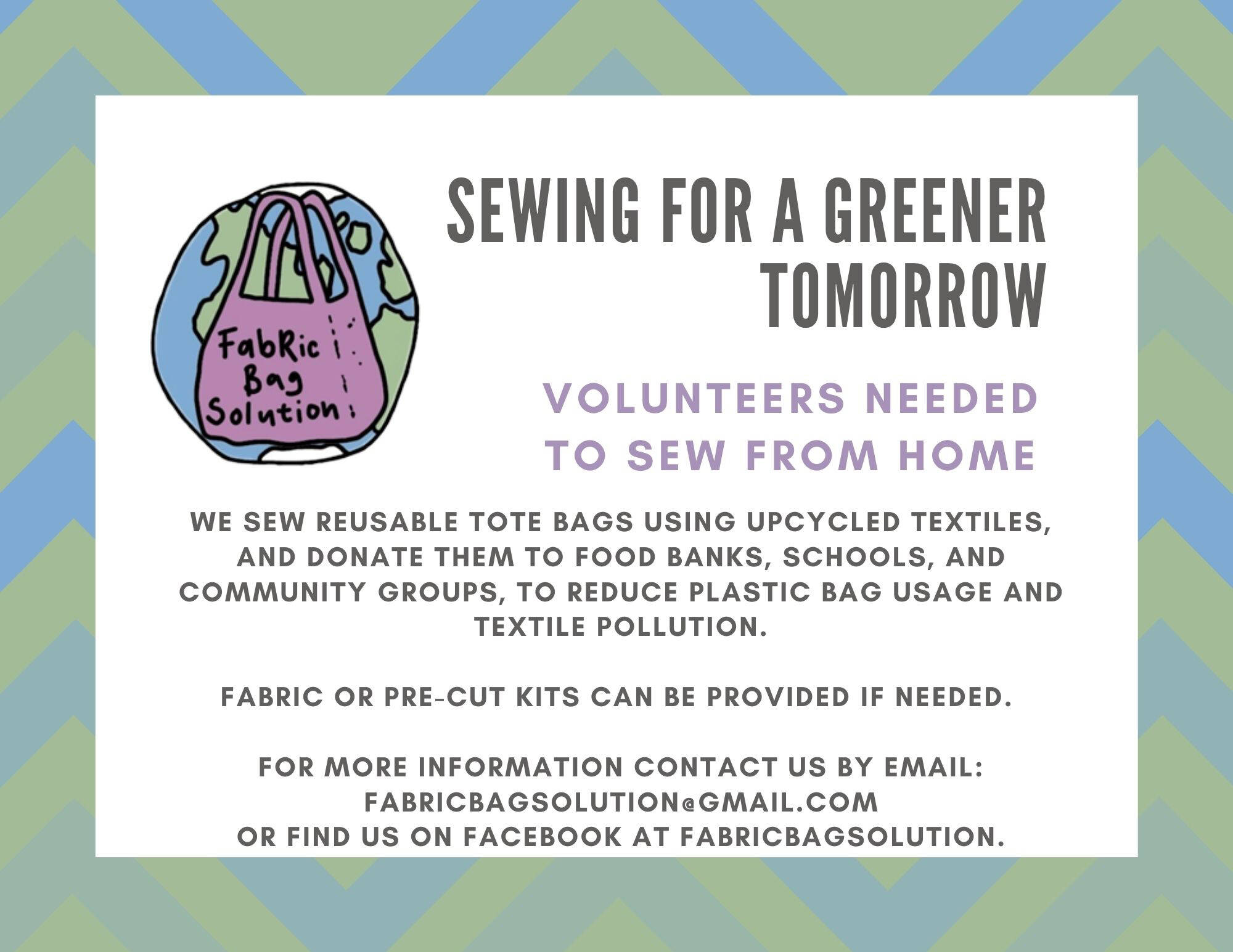 The sewing group is looking for volunteers who are interested in sewing for a cause. (Special to 91原创 Advance Times)