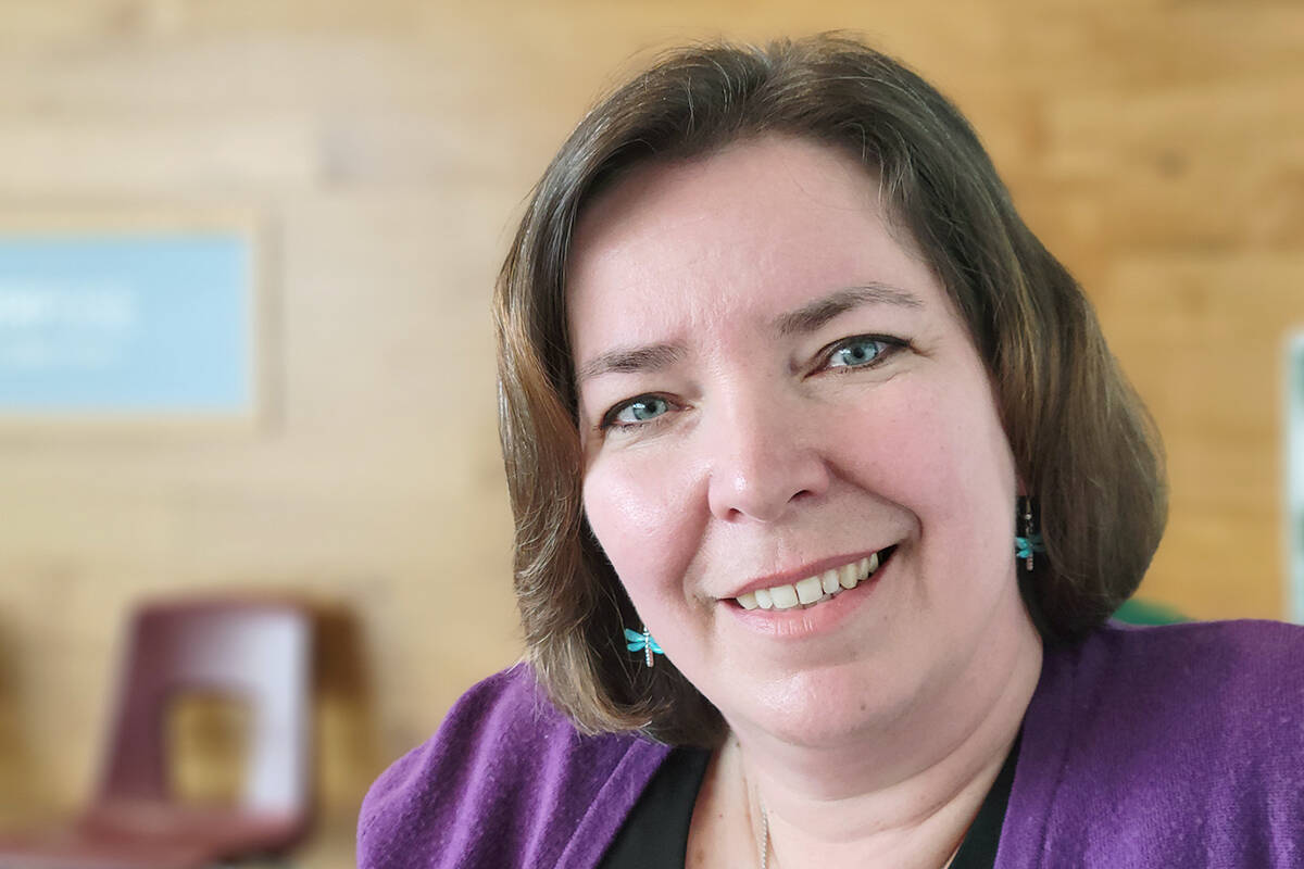 Tia Dawson described how she escaped an abusive relationship at an International Women聮s Day event organized by 91原创聮s Ishtar Women聮s Resource Society on Tuesday, March 8. It was the first time the former Aldergrove resident had spoken publicly about her experience. (Dan Ferguson/91原创 Advance Times)