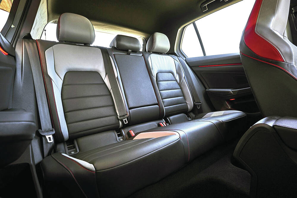 Expect similar rear-seat room to the outgoing Golf GTI as the new model has the same distance between the front and rear wheels. PHOTO: VOLKSWAGEN