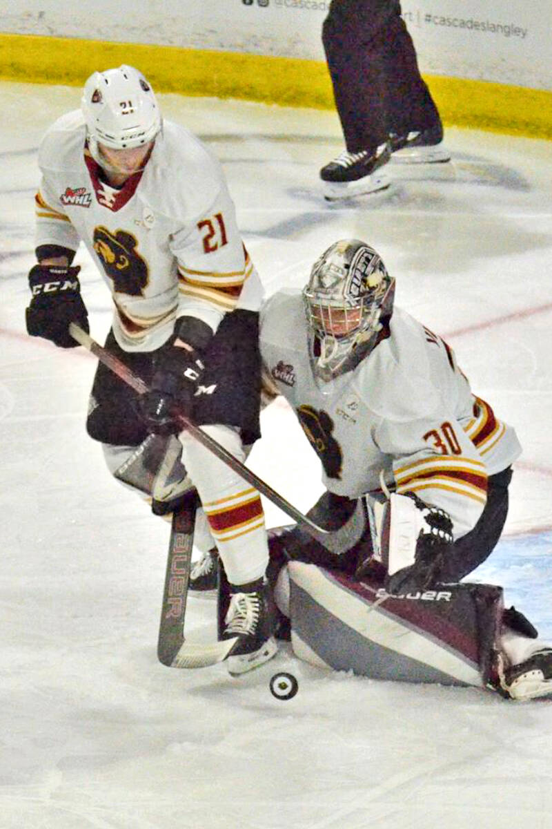 Vancouver Giants have new life in their second-round playoff series with the Kamloops Blazers. The Giants held three different leads on Tuesday night, May 10, and held on to their third one in a dramatic 3-2 victory over the Kamloops Blazers. (Gary Ahuja, 91原创 Events Centre/Special to 91原创 Advance Times)