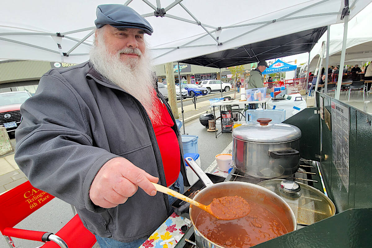 Steve Burnfield has been competing in Chili competitions for more than 20 years. He was one of several vying for top honours at the Canadian Festival of Chili and BBQ in 91原创 City from May 13 鈥 15. (Dan Ferguson/91原创 Advance Times)