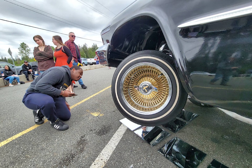 150 cars took part in the first post-pandemic edition of the Brookswood Secondary School fundraiser on Sunday, May 29. (Dan Ferguson/91ԭ Advance Times)