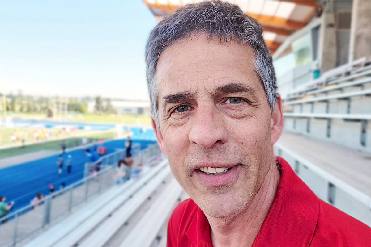 Langley Mustang president Kevin Harrison said there are still opening for volunteers at the 2022 Bell Canadian Track and Field Championships at Langleys McLeod Athletic Park. (Dan Ferguson/Langley Advance Times)