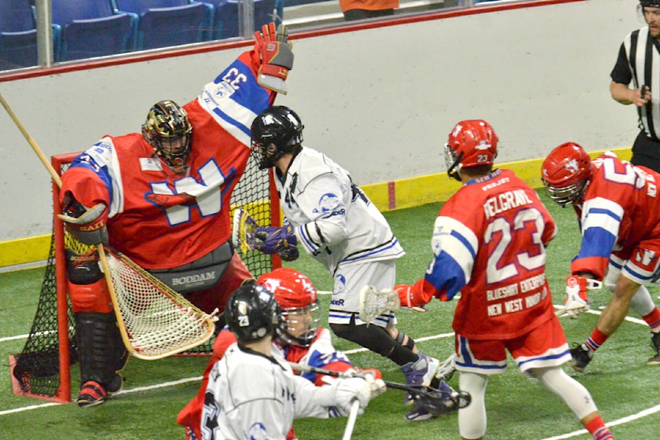 Langley Thunder fall 9-6 to Salmonberries in WLA action on Wednesday, June 22. (Gary Ahuja, Langley Events Centre/Special to Langley Advance Times)