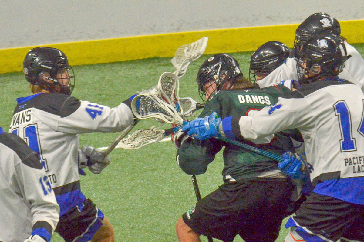 91原创 Tier 1 Thunder could not complete their comeback Friday, July 8 at the LEC, falling 11-10 to the Burnaby Lakers. (91原创 Events Centre)