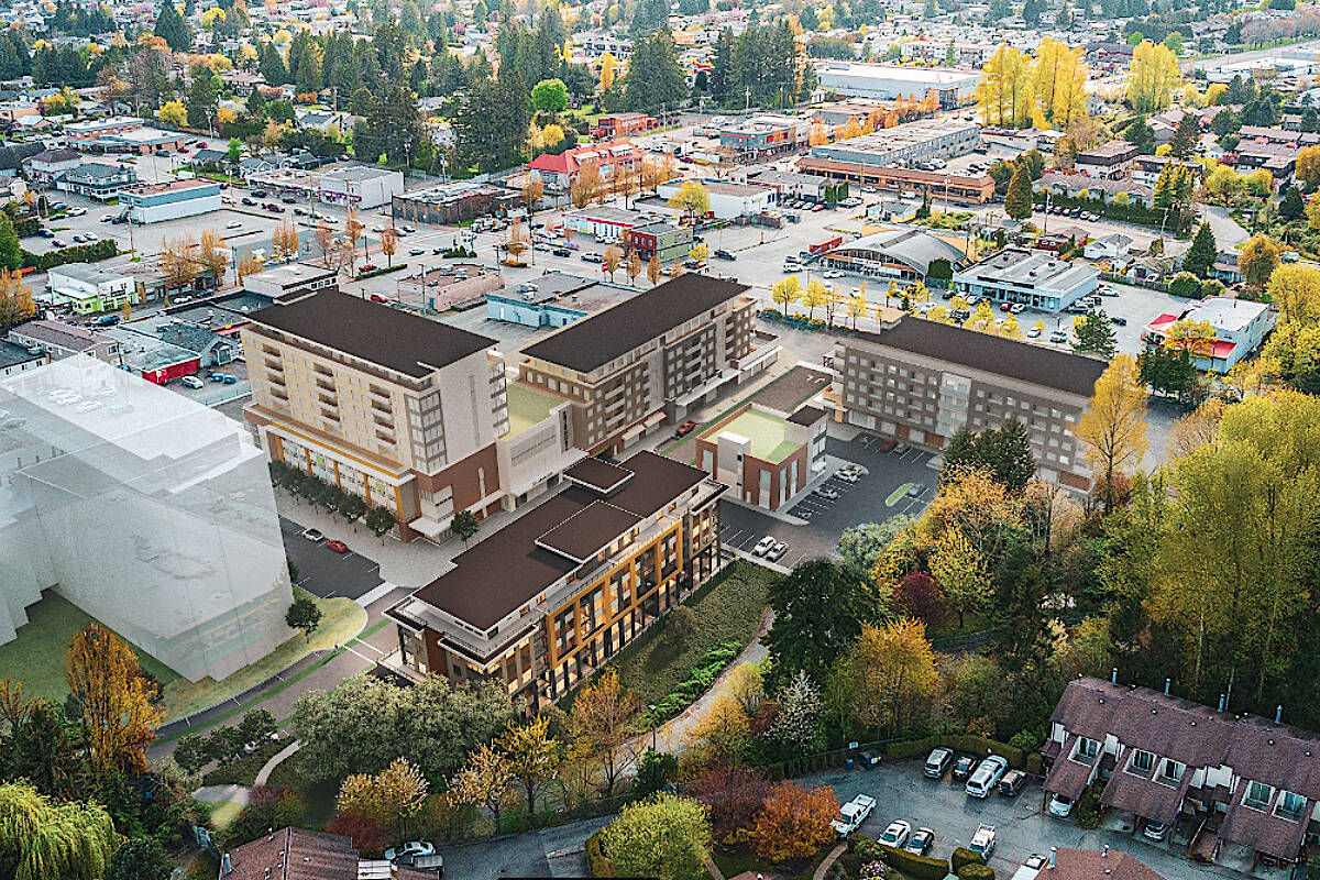Once demolition of the Aldergrove Mall is complete, work can begin on the new Aldergrove Town Centre project by Janda group. (Janda Group)