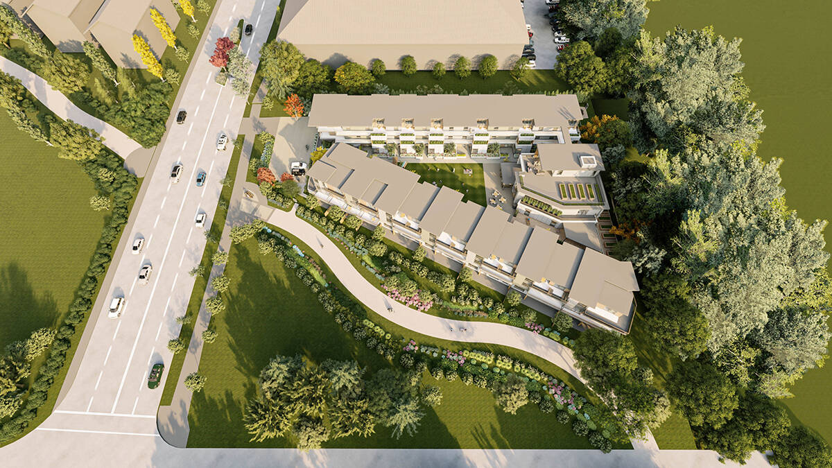 Compass Cohousing will have private homes surrounding a central courtyard, with a Common House for shared meals, plus a workshop, children聮s play area and other amenities.