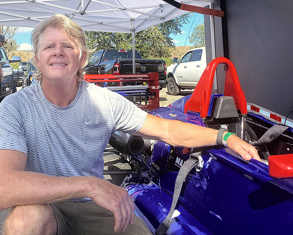 Walnut Grove聮s Paddy Wilson is back on the track after buying back the Van Diemen Formula Continental he gave up when he retired. (Special to 91原创 Advance Times)