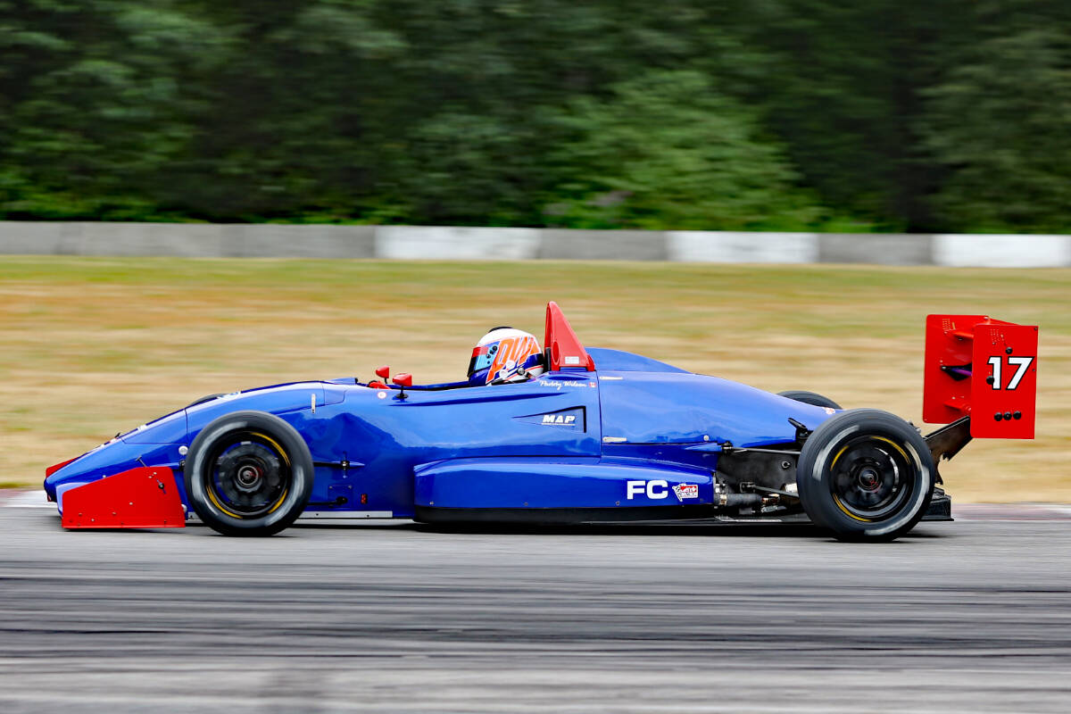Walnut Grove聮s Paddy Wilson, seen here in action at the Mission speedway earlier this year, is back on the track after buying back the Van Diemen Formula Continental he gave up when he retired. (Brent Martin/martinsactionphotography.smugmug.com)