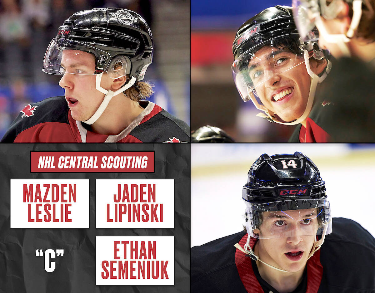 Five Vancouver Giants have been flagged as players to watch by the NHL Central Scouting Service, who released their list Tuesday, Oct. 25. (Vancouver Giants graphic)