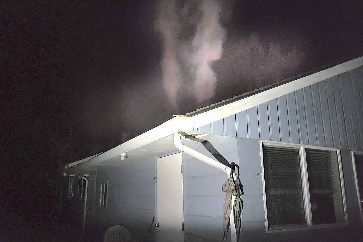 91原创 Township Fire Department responded to an Aldergrove house fire on 272nd Street near 16th Avenue late Saturday, Nov. 12. (Dan Ferguson/91原创 Advance Times)