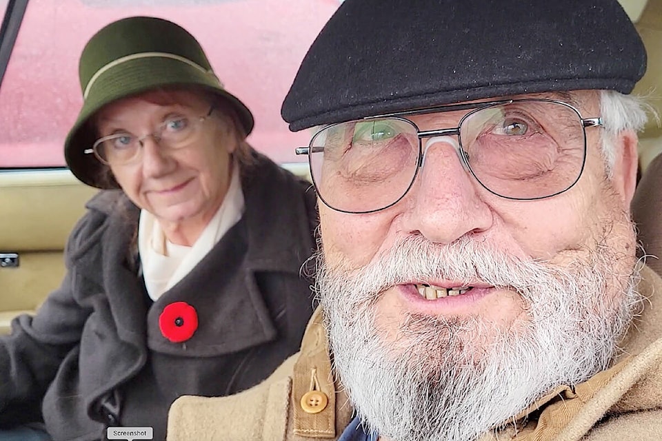 Aldergrove’s Ian and Doreen Newby and Doreen have been taking part in the annual London-to-Brighton commemorative run from South Delta to Langley for about 20 years. (Dan Ferguson/Langley Advance Times)