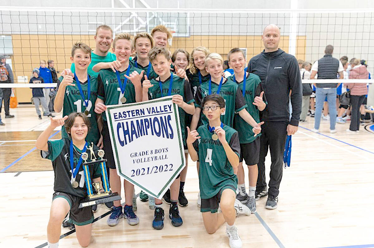 Langley Christian Lightning teams won four championships in three days during the second week of November. (Special to Langley Advance Times) \