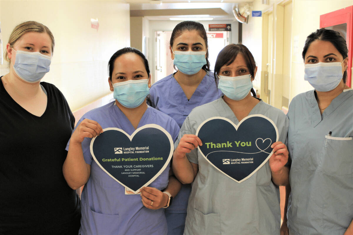 To donate in honour of 91ԭ healthcare workers and to have your gift matched, donate today at lmhfoundation.com Photo courtesy LMHF