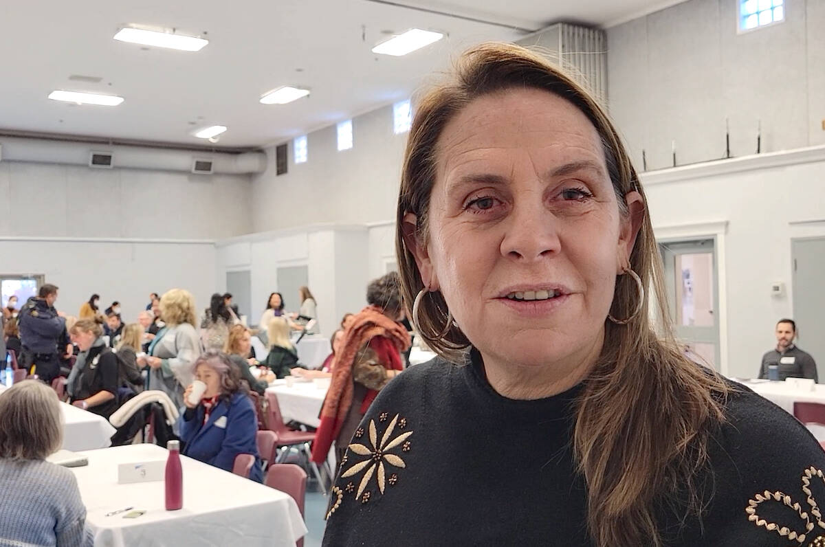 Mary Tanielian, settlement and employment director of 91原创 Community Services Society, said a lot of people think that 91原创 doesn聮t have a lot of immigrants and refugees, 聯and yet we are the fastest growing in B.C.聰 Tanielian was at a Nov. 28 report presentation showing the 91原创 area has the highest increase in immigrants of any Metro Vancouver municipality. (Dan Ferguson/91原创 Advance Times)