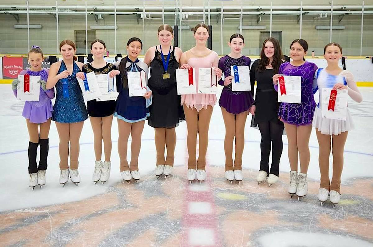 Aldergrove Skating Club competitors came back from Jingle Blades with multiple medals. (Special to Black Press Media)
