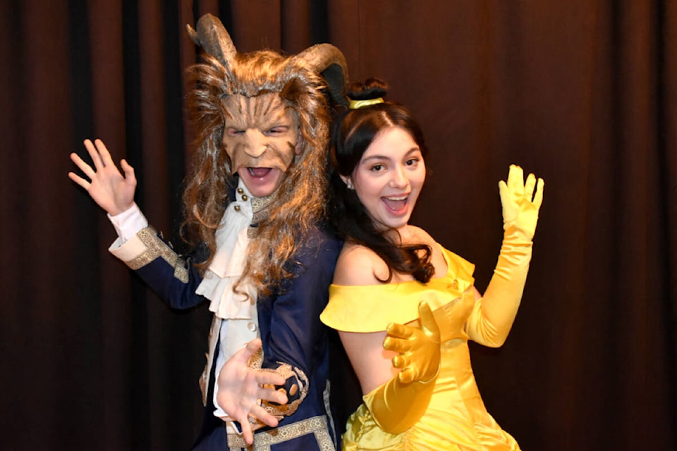 The Disney’s Beauty and the Beast is being brought to the Chief Sepass Theatre stage this month, with the team from PLAY Society. (PLAY Society/Special to Langley Advance Times)