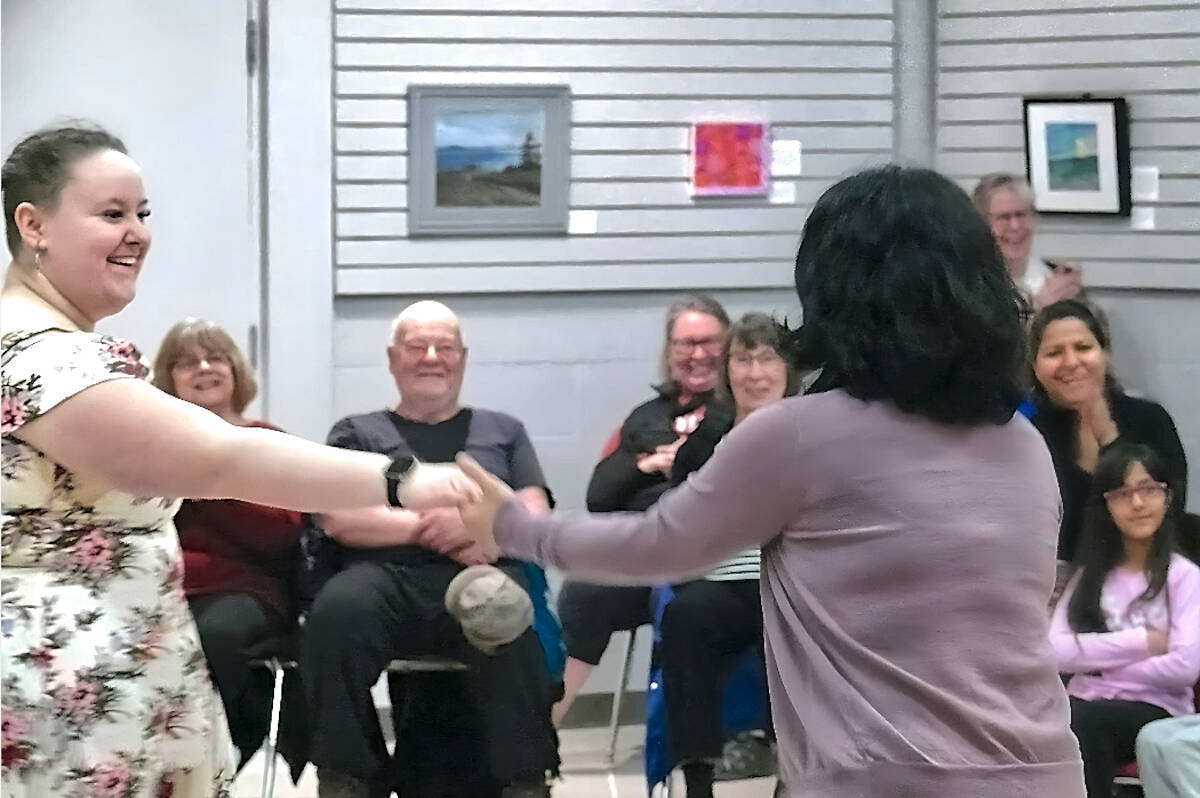 The Rock Step Swing Dance Society demonstrated some old-time dance moves at the Aldergrove Kinsmen Community Centre on Saturday, March 11. It was part of a two-day Celebration of Culture, a free family-friendly event organized by the 91原创 Arts Council. (Dan Ferguson/91原创 Advance Times)
